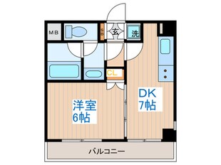 ルーブル上高井戸（301）の物件間取画像